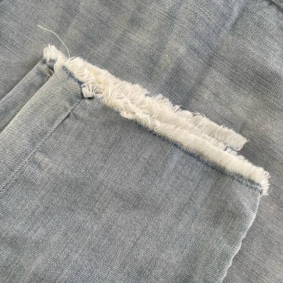 Banana Republic Mid-Rise Skinny Jean 31 Short Frayed Hem - Picture 4 of 6